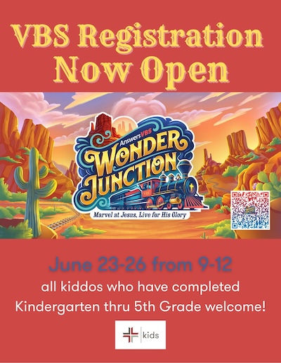 VBS Registration Now Open - 2